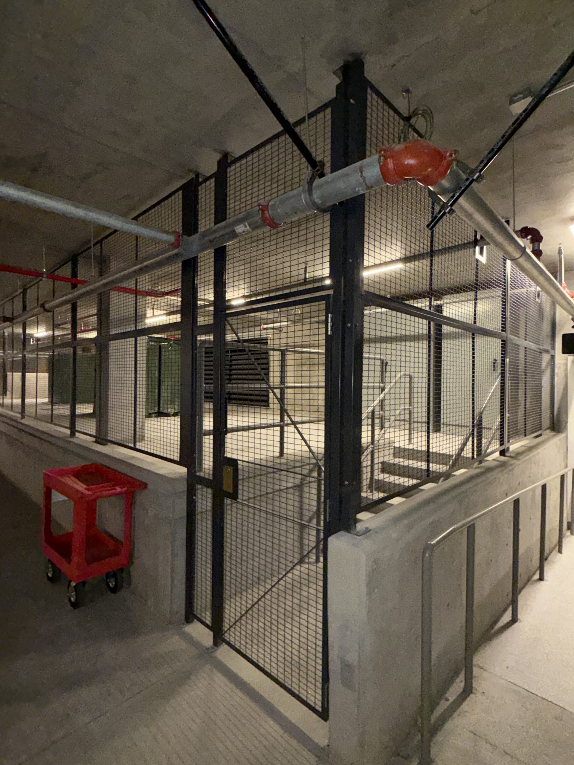 Utah State Capitol North Wire Mesh Partitions